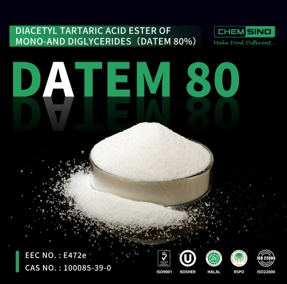 Diacetyl Tartaric Acid Esters Of Mono- And Diglycerides 80% DATEM With Anticaking Agent E472e