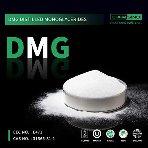 Дистиллированные моноглицериды DMG с высоким йодным числом для Candy № CAS 31566-31-1