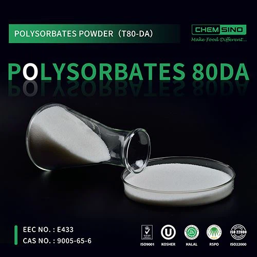 Порошковая форма эмульгатора Tween 80 для пищевых продуктов № CAS 9005-65-6
