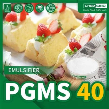 PGMS40-процентный пенообразователь для тортов и маргарина № CAS 1323-39-3